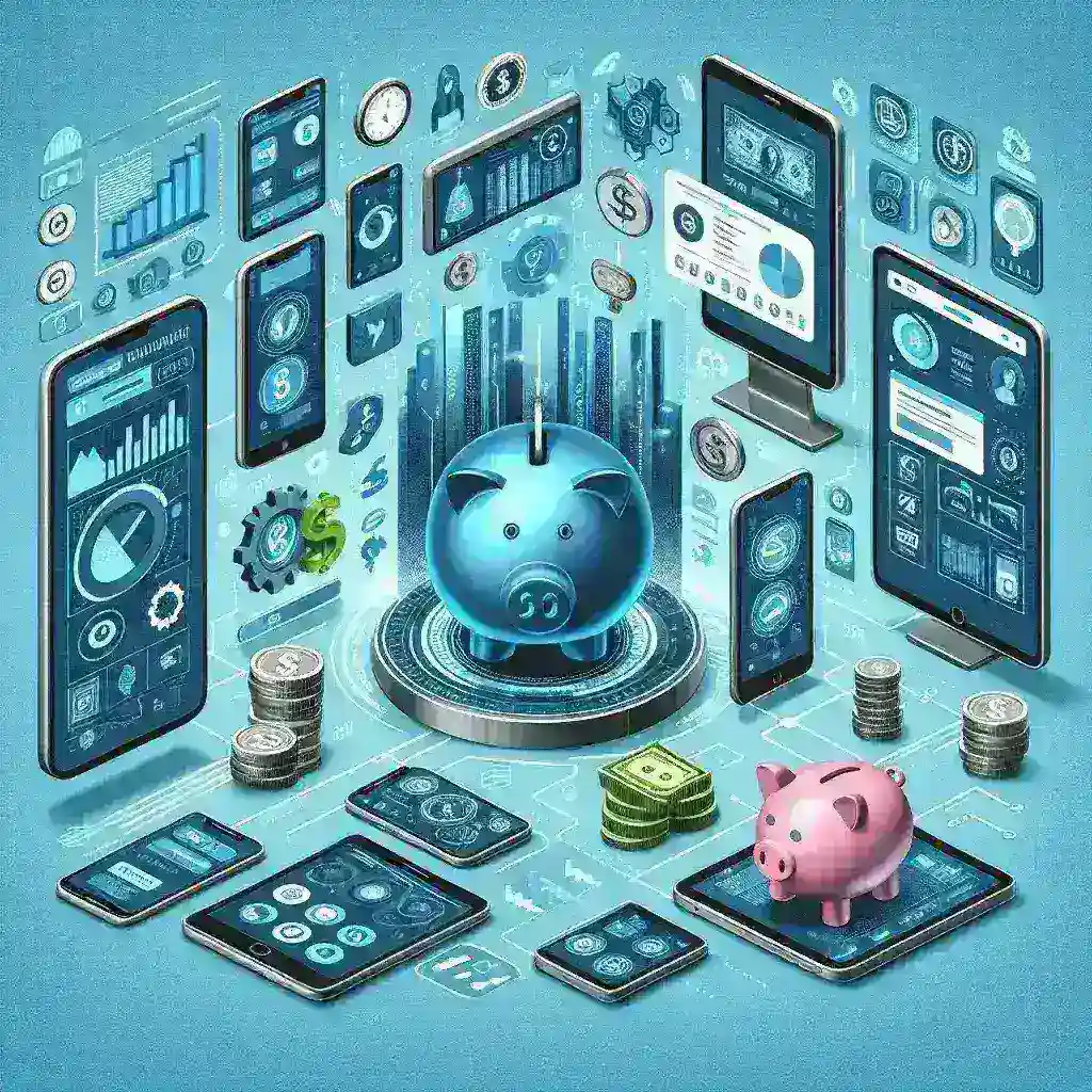 "Imagen de una persona utilizando una aplicación de gestión de finanzas personales en un smartphone, ilustrando cómo dominar tu dinero con herramientas digitales."