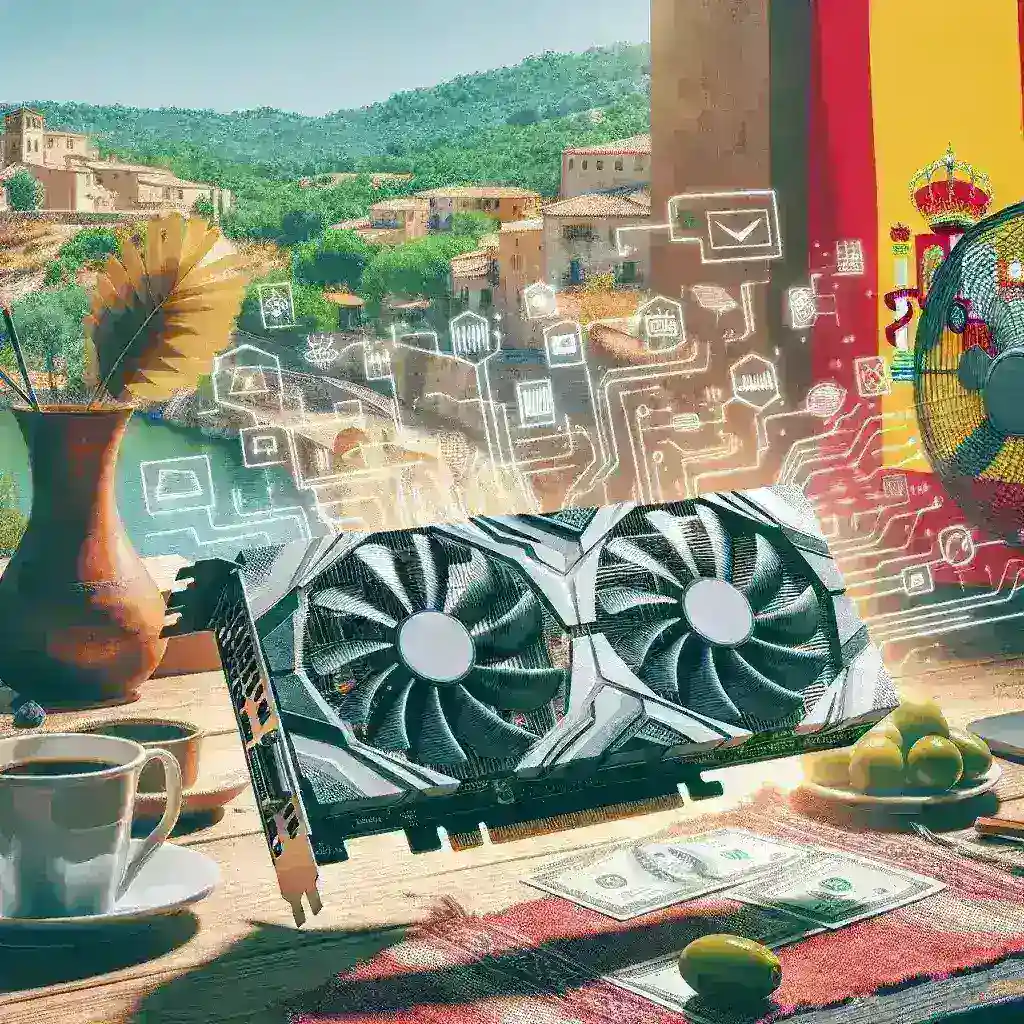 "Intel Arc B580 tarjeta gráfica económica para PCs en España, destacando su diseño y rendimiento accesible para gamers y usuarios de PC."