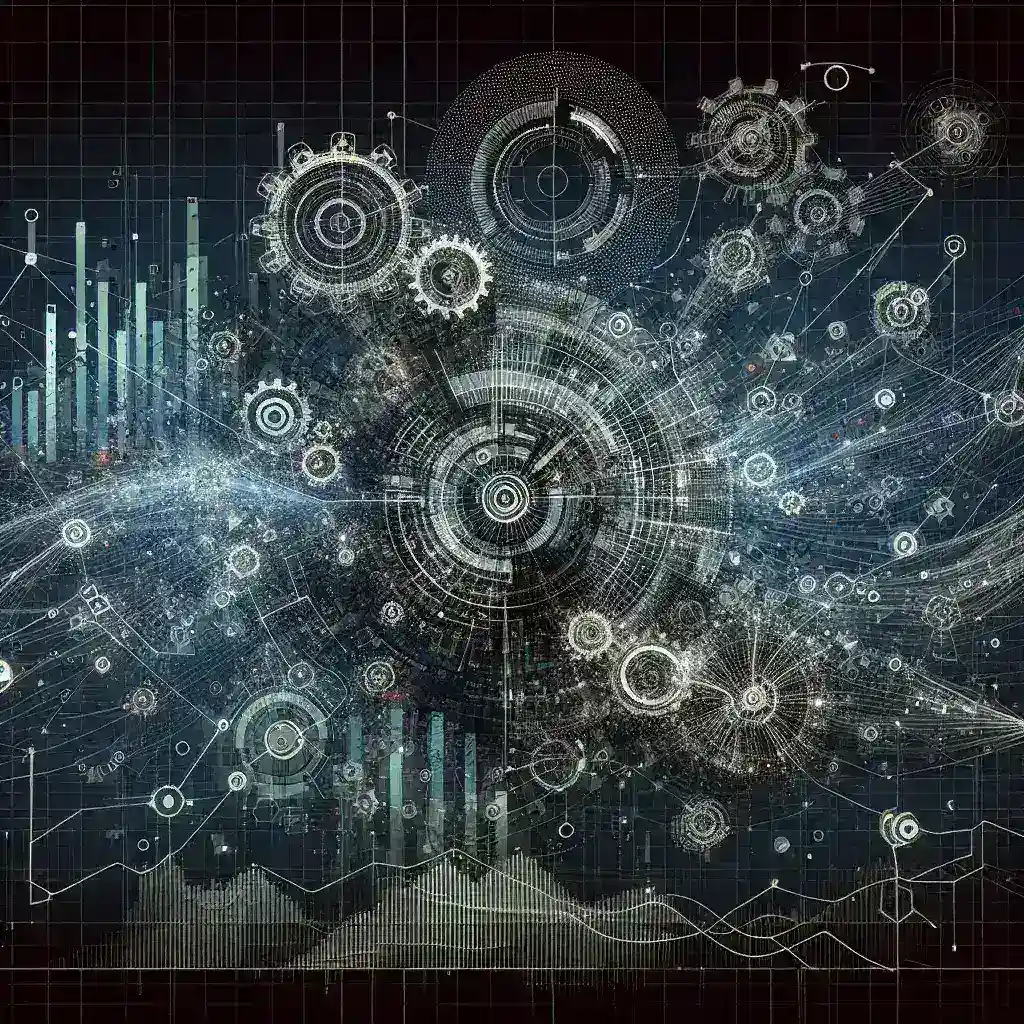 "Infografía sobre herramientas de correlación de métricas y eventos complejos en marketing digital, presentada en la guía completa 2024 para optimización de análisis de datos."